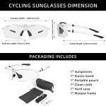 ROCKBROS Photochromic Sunglasses for Pickleball and Cycling