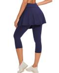 Women's Athletic Skirted Leggings for Pickleball