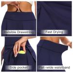 Women's Athletic Skirted Leggings for Pickleball