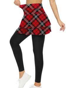 Women's Pickleball Skirted Leggings with Pockets