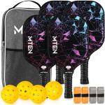 USAPA Approved Fiberglass Pickleball Paddle Set