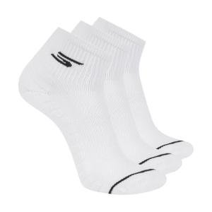 Skechers Men's 3-Pack Pickleball Crew Socks - White