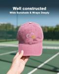 Pickleball Embroidered Cotton Hat for All