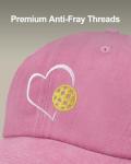 Pickleball Embroidered Cotton Hat for All