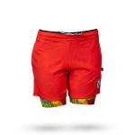 Flow Society Men's Red Compression Pickleball Shorts