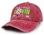 Funny Pickleball Life Adjustable Baseball Cap