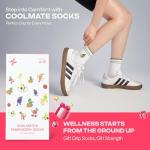 Non-Slip Pilates Socks for Women with Grips