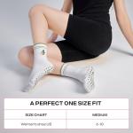 Non-Slip Pilates Socks for Women with Grips