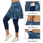 Women's Capri Skirted Leggings for Pickleball