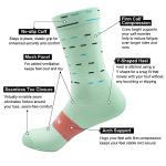 Yelewen Compression Athletic Socks for Pickleball & Sports