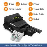 Versatile Pickleball and Tennis Backpack with Shoe Compartment