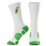 ChalkTalkSPORTS Pickleball Performance Crew Socks - Embroidered Big Dill - Pickleball Mid-Calf Socks - Adult