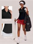 Women's Sleeveless Zip Up Pickleball Polo Shirt