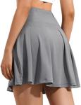 ZUTY High Waisted Pickleball Skort for Women Gray