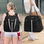 Large Pickleball Tote Bag with Racket Holder