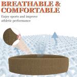4 Pack Moisture-Wicking Sweatbands for Sports