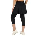 Women's Pleated Skirt Leggings with Pockets