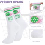 Performance Pickleball Crew Socks - 6 Pairs