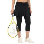 Women's Pleated Skirt Leggings with Pockets