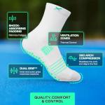 Lux DualGrip™ Cushioned Compression Pickleball Socks