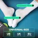 Lux DualGrip™ Cushioned Compression Pickleball Socks