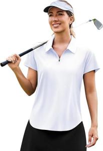 Women's UPF 50+ Sun Protection Short Sleeve Polo