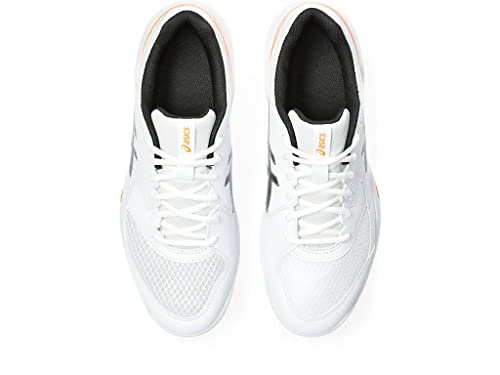 ASICS Men's Gel-Dedicate 8 Pickleball Shoes, White/Orange