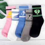 Funny Pickleball Socks for Women - 5 Pairs