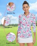 Women's 3/4 Sleeve Athletic Golf Shirt