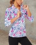 Women's 3/4 Sleeve Athletic Golf Shirt