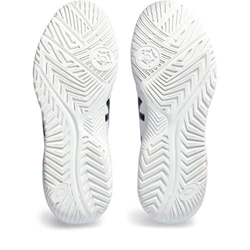 ASICS Men's Gel-Dedicate 8 Pickleball Shoes, White/Orange