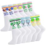 Pickleball Crew Socks - 6 Pairs for Women