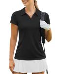 Womens Moisture-Wicking Polo for Pickleball and Tennis