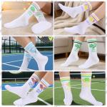 Pickleball Crew Socks - 6 Pairs for Women