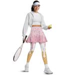 Ice Cream Print Skirt with Leggings for Women