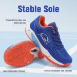 TeeKeeDxl Men's Wide Toe Pickleball Sport Shoes