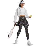 Women's Ruffled Pickleball Skirted Leggings with Pockets