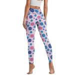 High Waisted Pickleball Print Yoga Pants for Women