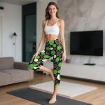 High Waist 3/4 Pickleball Workout Pants with Pockets