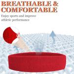 4 Pack Moisture-Wicking Sweatbands for Pickleball