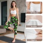 High Waist 3/4 Pickleball Workout Pants with Pockets
