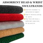 4 Pack Moisture-Wicking Sweatbands for Pickleball