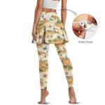 Cowboy Horse Women's Skirted Pickleball Leggings