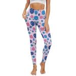 Stylish High Waist Pickleball Print Workout Leggings