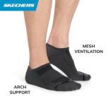 Skechers Men's 3-Pack No Show Pickleball Socks
