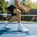 Men's Breathable Pickleball Shoes - Lightweight Black Sneakers