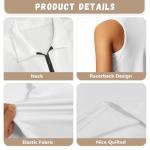 USA Flag Print Sleeveless Women's Pickleball Polo