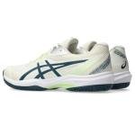 Asics Men's Game FlyteFoam Pickleball Shoes, Cream/Turquoise
