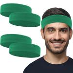 4 Pack Moisture-Wicking Sweatbands for Sports