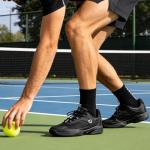 Men's Black Breathable Non-Slip Pickleball Shoes